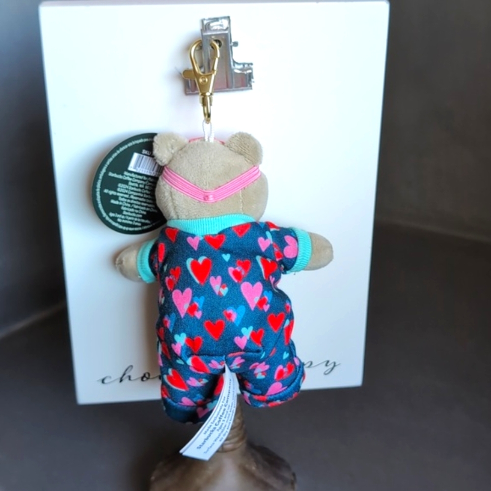 Bearista Plush Keychain Starbucks Mexico Limited Edition Valentines Collection - Picture 4 of 6